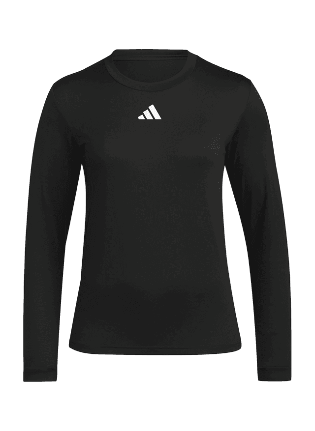 Adidas Women's Pregame Long-Sleeve T-Shirt - Black 3XL