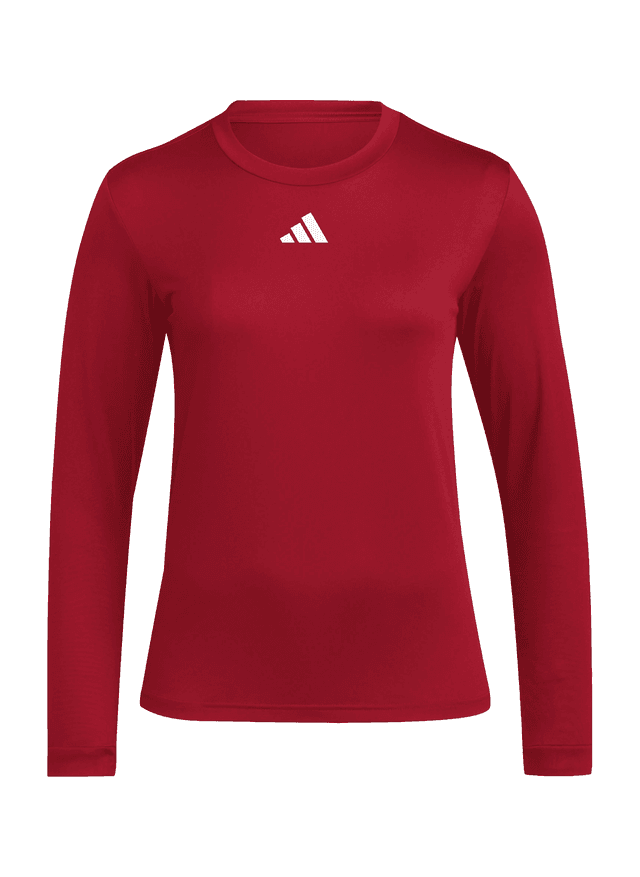 Adidas Women's Pregame Long-Sleeve T-Shirt - Red 3XL