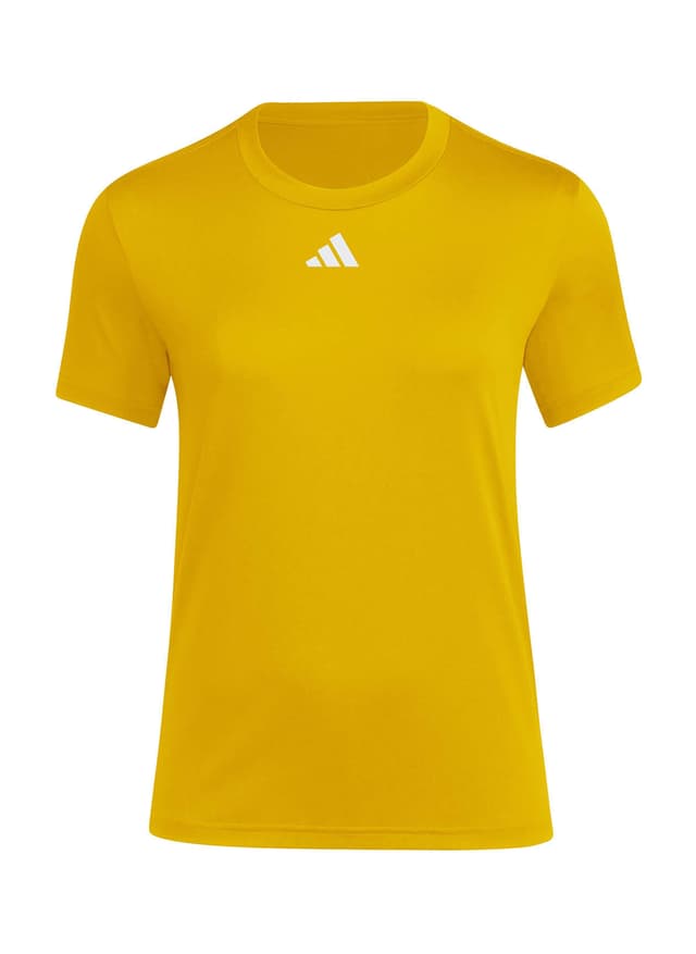 Adidas Women's Pregame T-Shirt - Team Gold / White (JX4495) 3XL