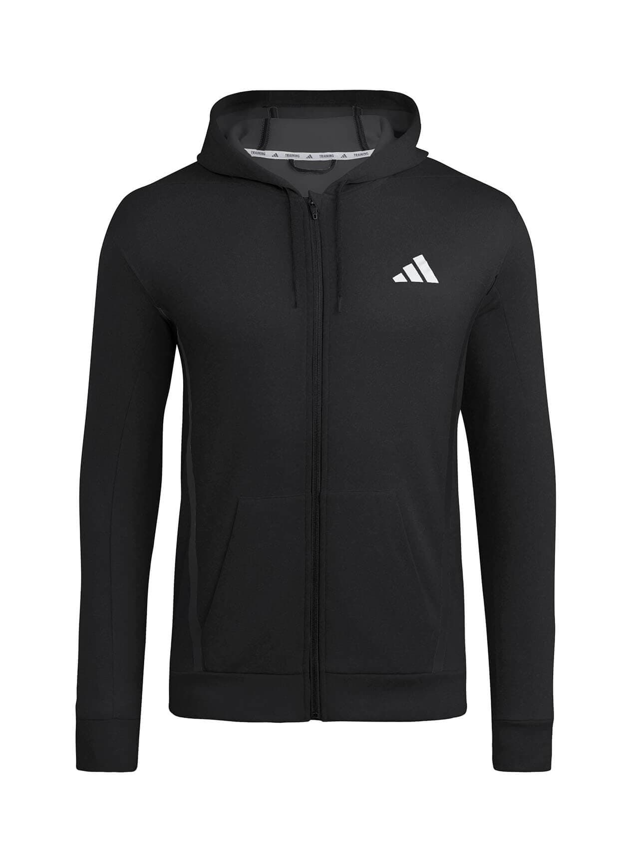 Adidas Men's Game&Go Full-Zip Hoodie - Black 3XL