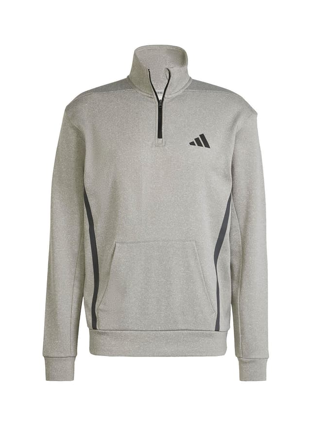 Adidas Men's Game&Go Quarter-Zip - Light Grey 3XL