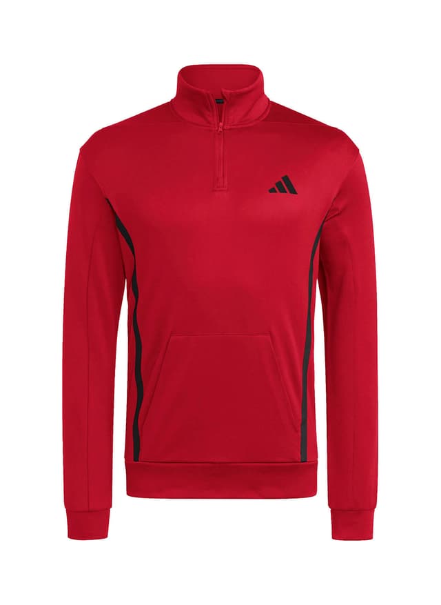 Adidas Men's Game&Go Quarter-Zip - Red 3XL