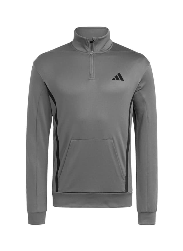 Adidas Men's Game&Go Quarter-Zip - Dark Grey 3XL