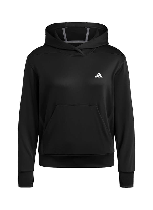 Adidas Women's Game&Go Fleece Hoodie - Black LG