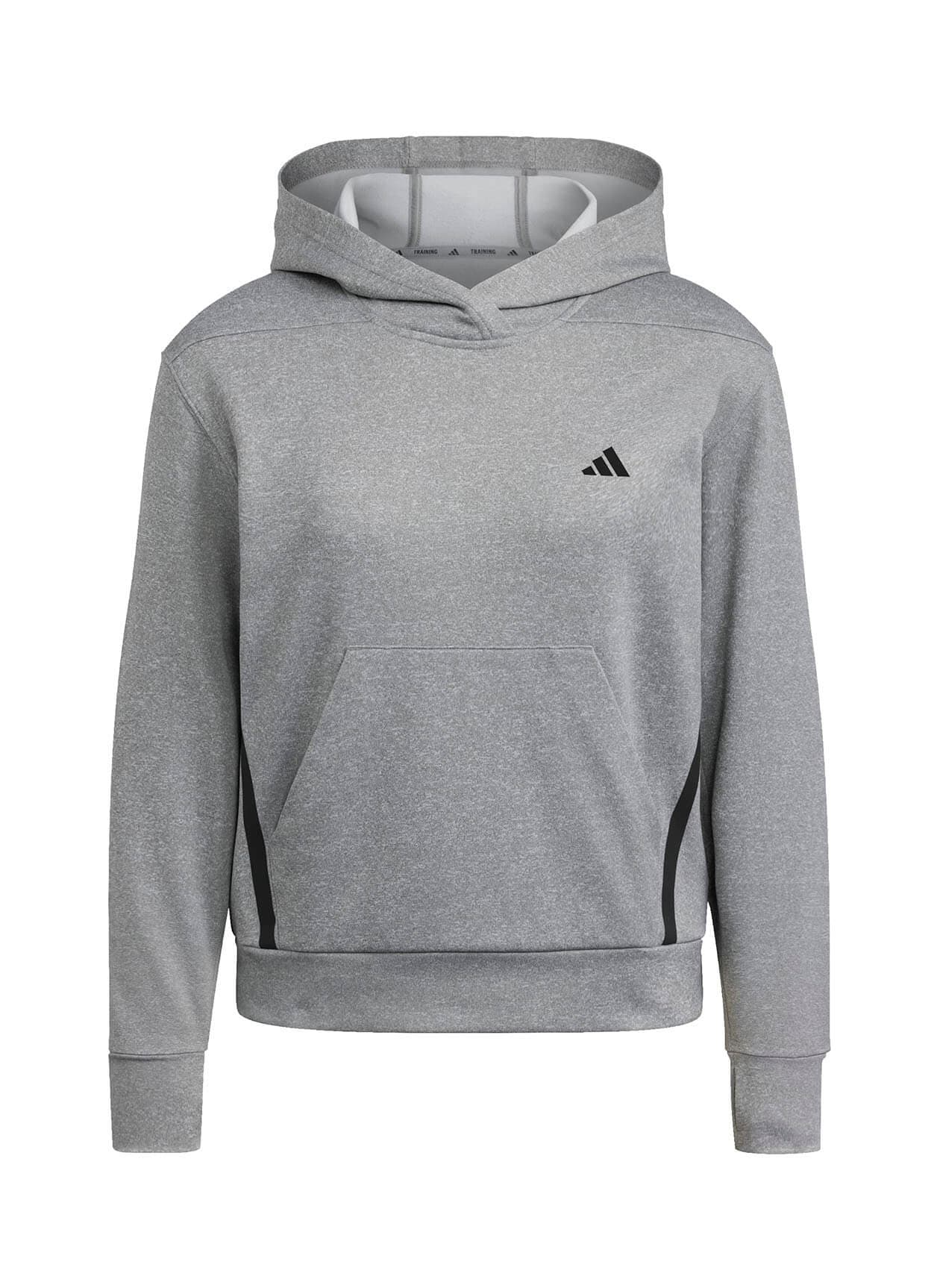 Adidas Women's Game&Go Fleece Hoodie - Light Grey LG