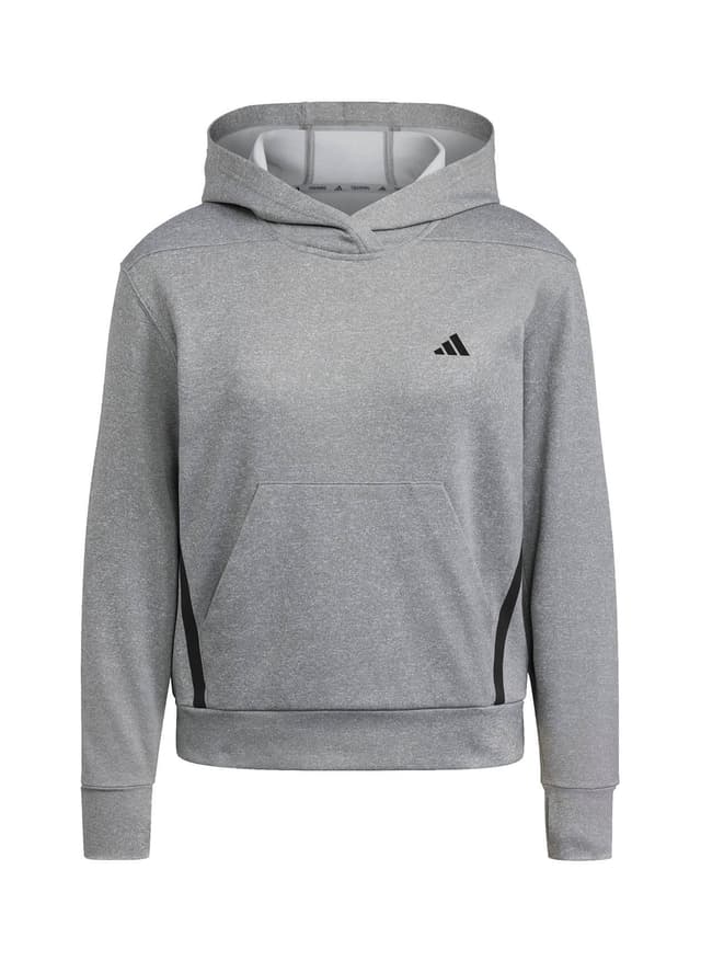 Adidas Women's Game&Go Fleece Hoodie - Light Grey LG