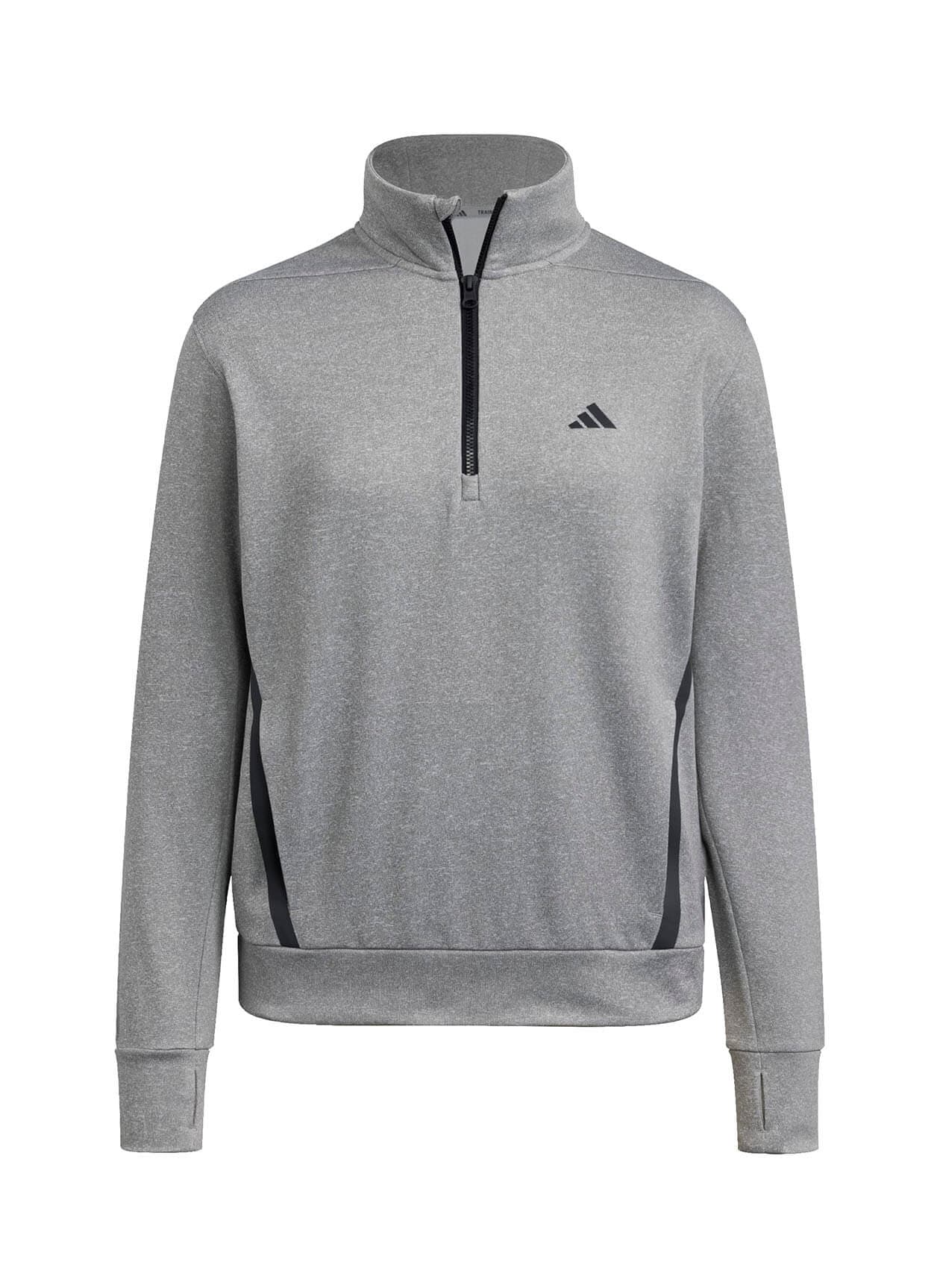 Adidas Women's Game&Go Quarter-Zip - Light Grey LG