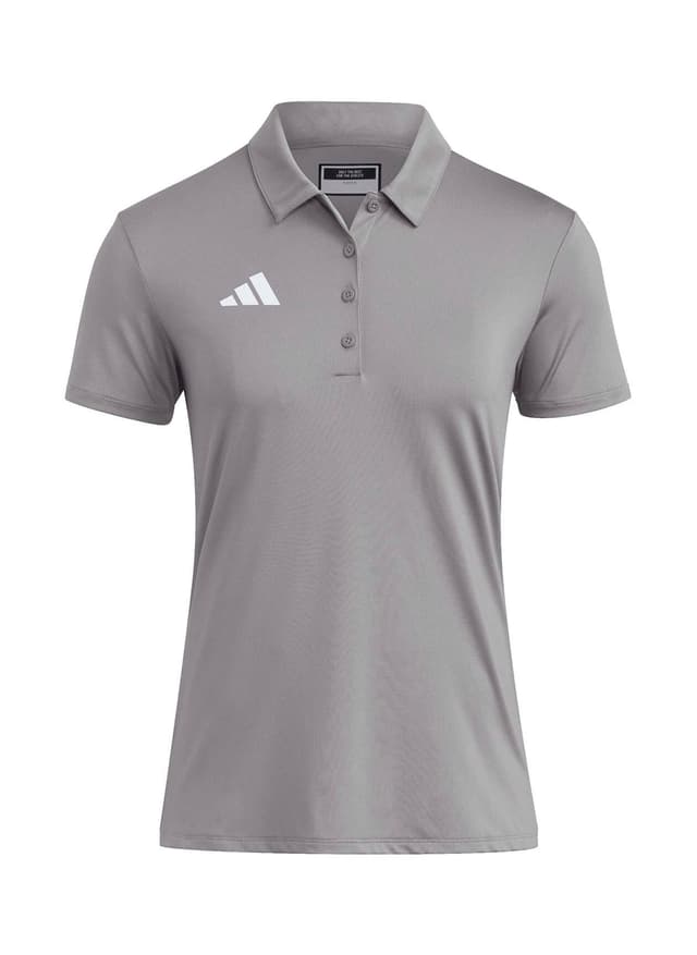 Adidas Women's Ultimate365 Solid Polo - Dark Grey LG