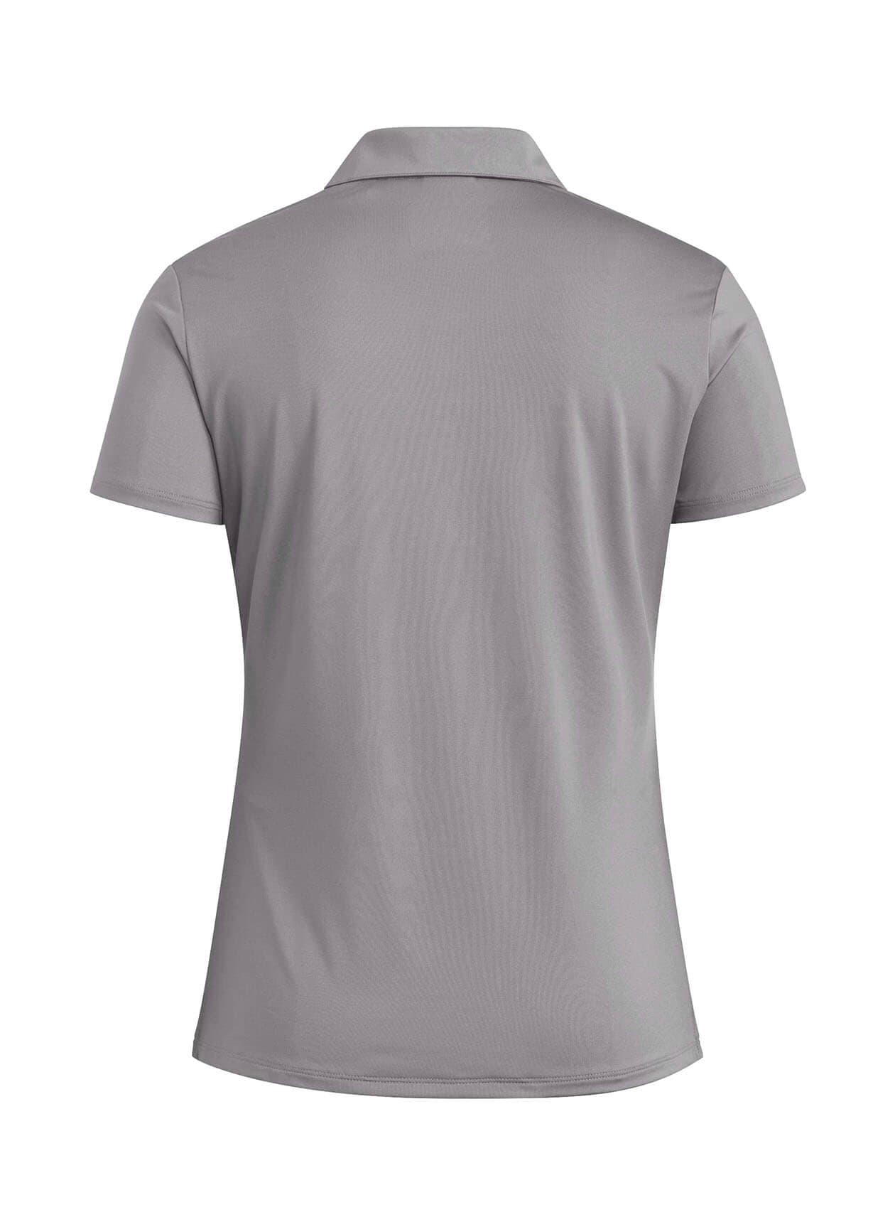 Adidas Women's Ultimate365 Solid Polo - Dark Grey LG