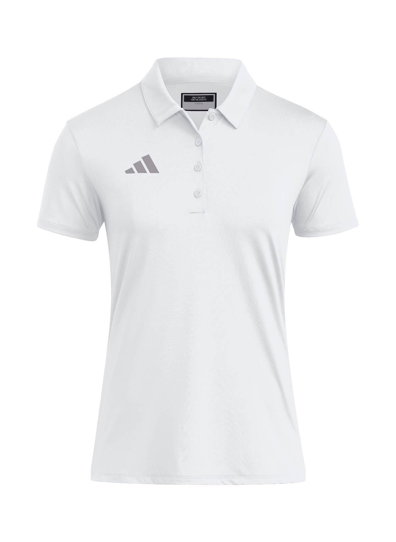 Adidas Women's Ultimate365 Solid Polo - White LG
