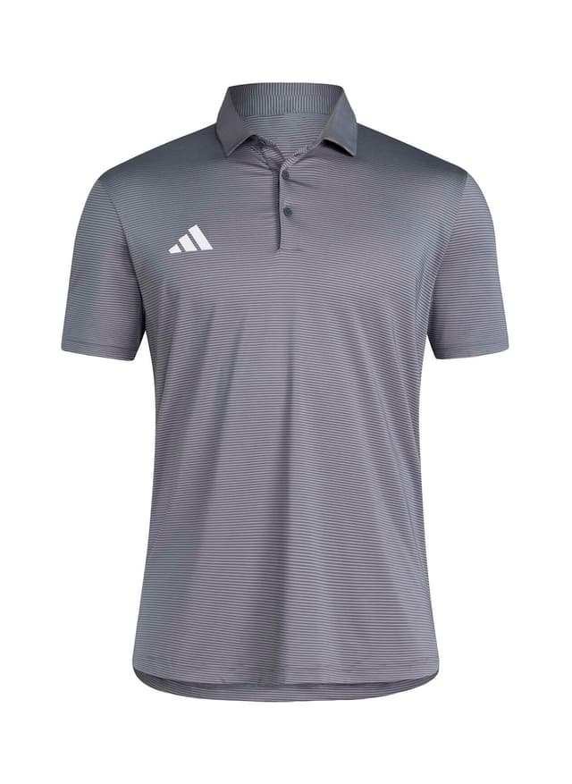 Adidas Men's Ultimate365 Stripe Polo F26 - Light Grey LG