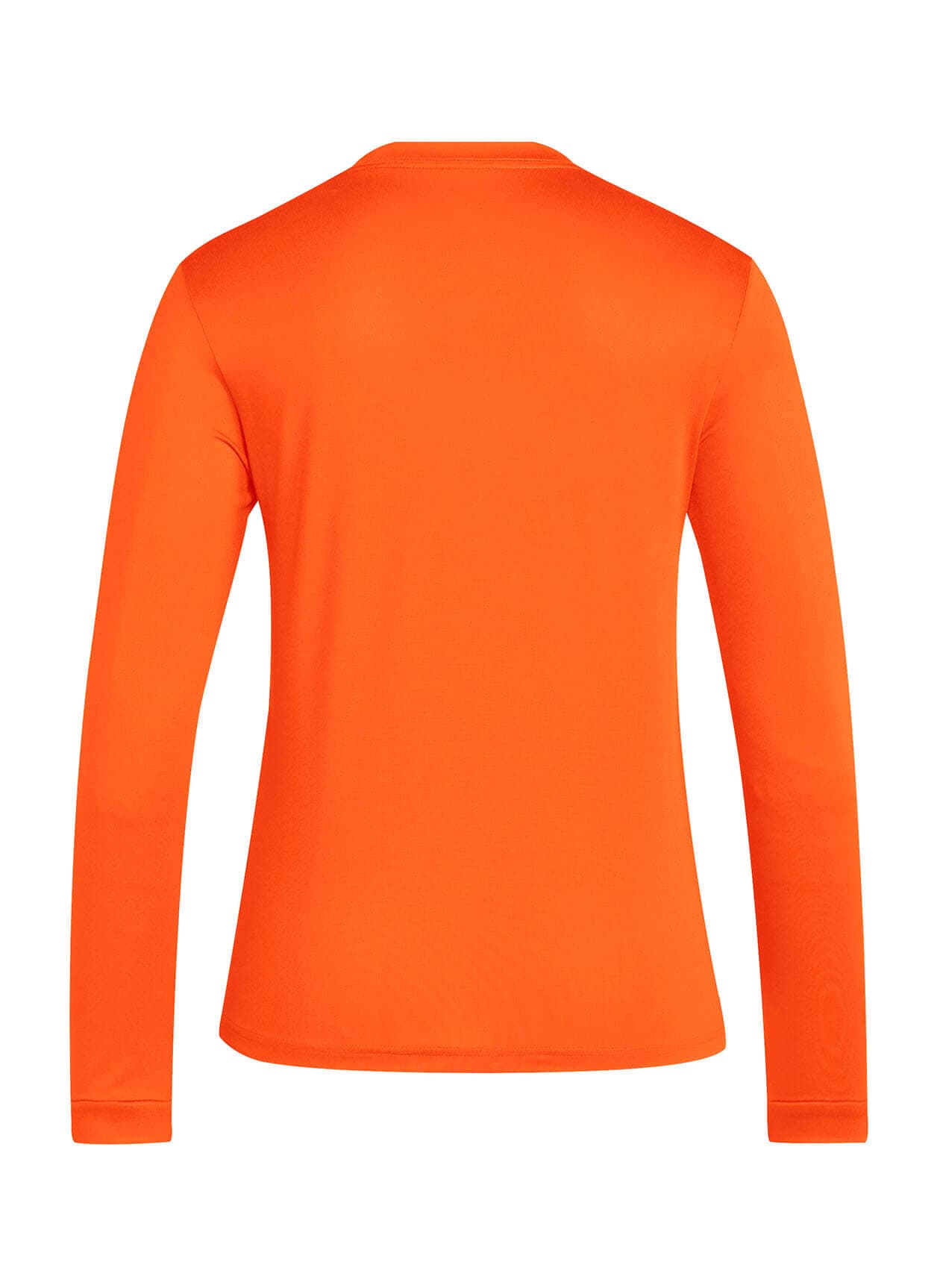 Adidas Women's Long-Sleeve Pregame T-Shirt - Orange 3XL