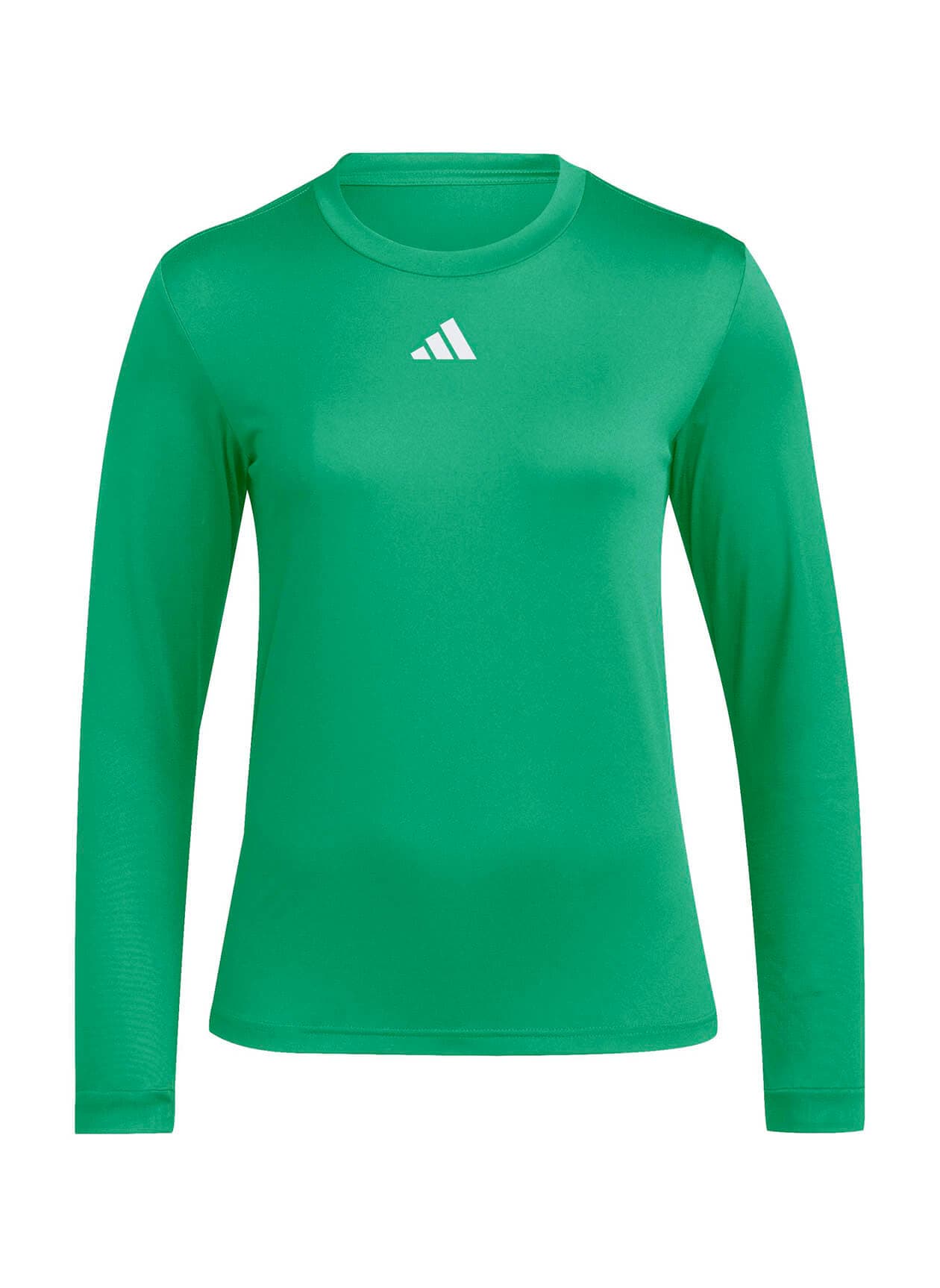Adidas Women's Long-Sleeve Pregame T-Shirt - Team Green / White (JX4517) 3XL