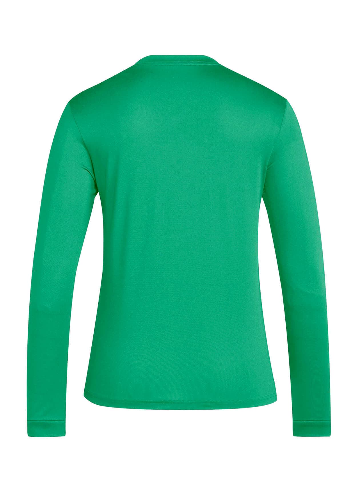 Adidas Women's Long-Sleeve Pregame T-Shirt - Team Green / White (JX4517) 3XL