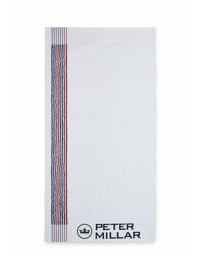 Peter Millar Tour Caddy Towel - Navy,Red MISC
