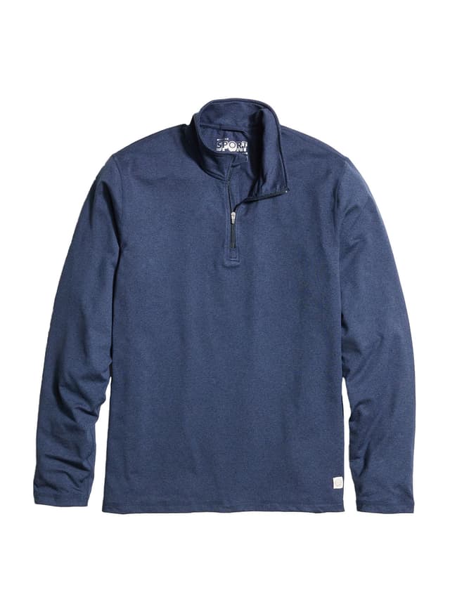 Marine Layer Men's Sport Quarter-Zip FW23 - Navy 3XL
