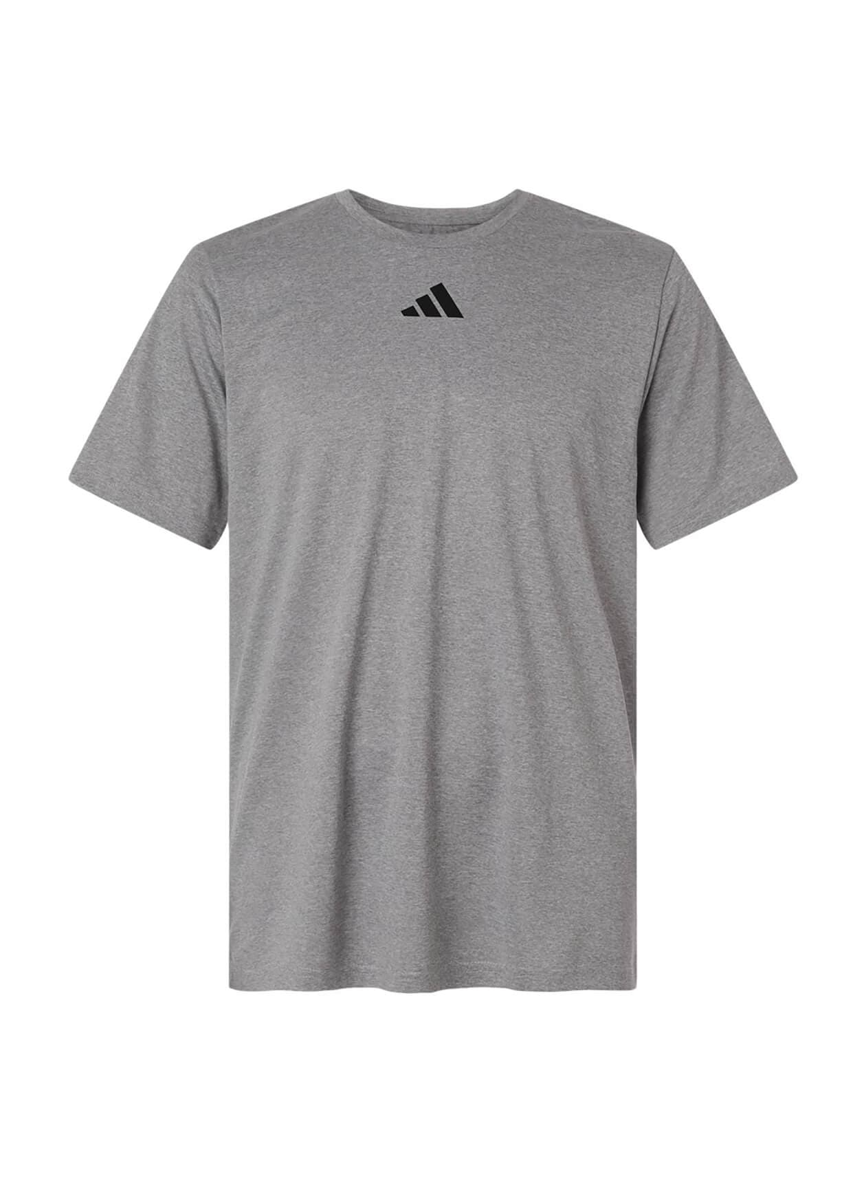 Adidas Men's Pregame Short Sleeve T-Shirt - Light Grey 3XL