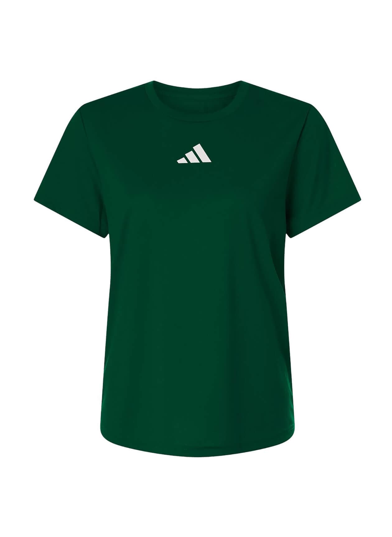 Adidas Women's Pregame Short Sleeve T-Shirt - Green LG