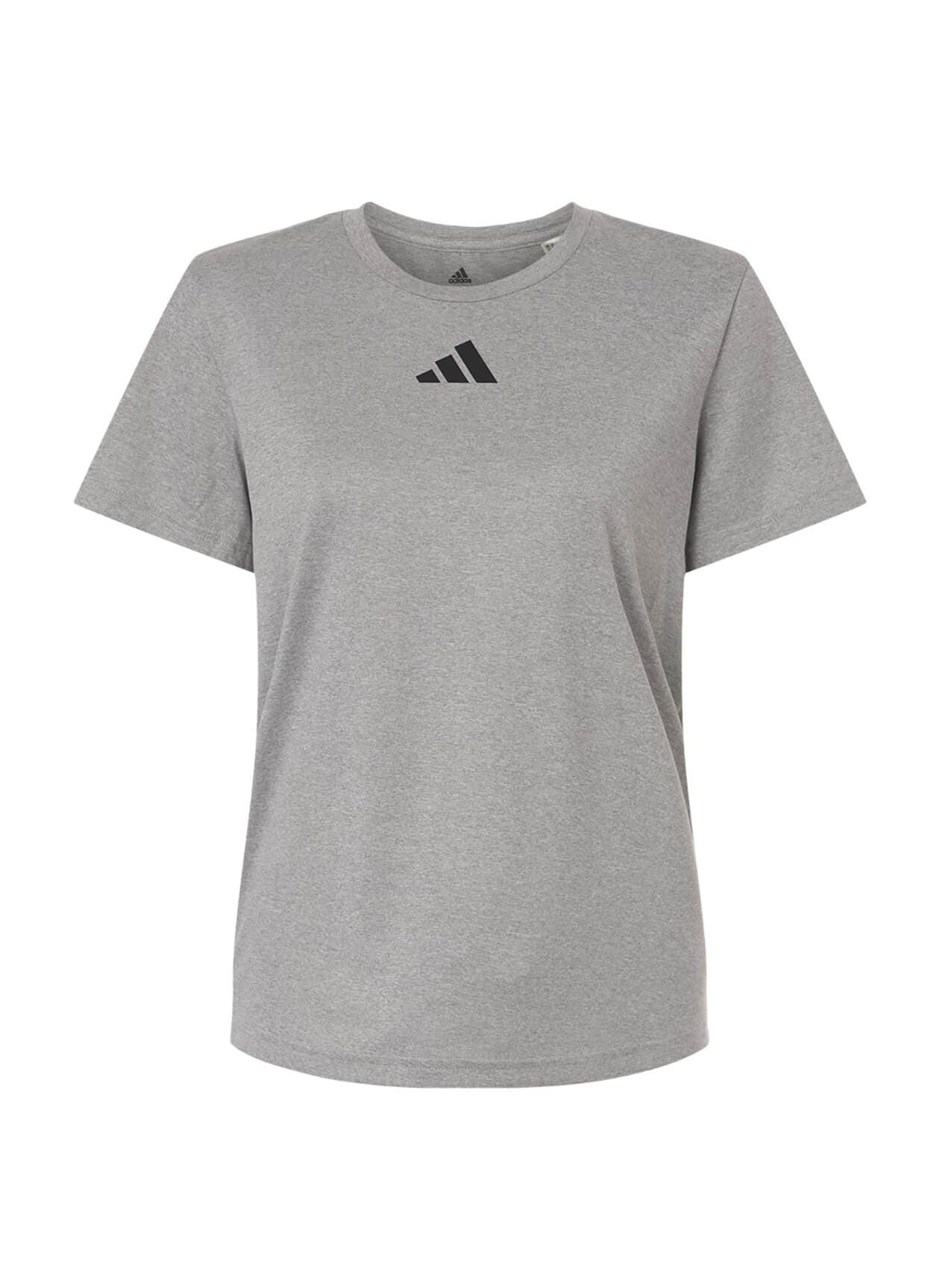 Adidas Women's Pregame Short Sleeve T-Shirt - Light Grey LG