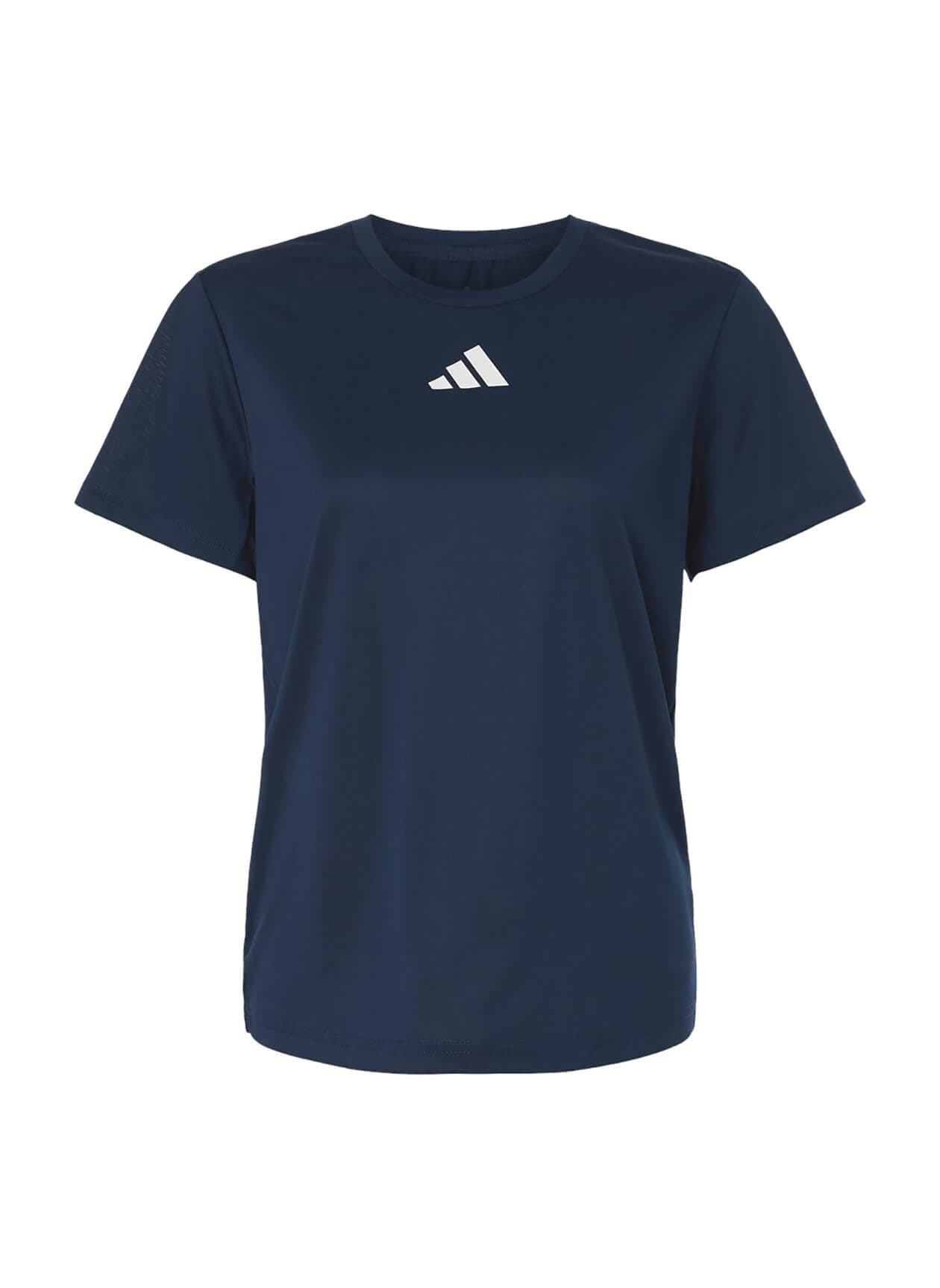 Adidas Women's Pregame Short Sleeve T-Shirt - Navy LG