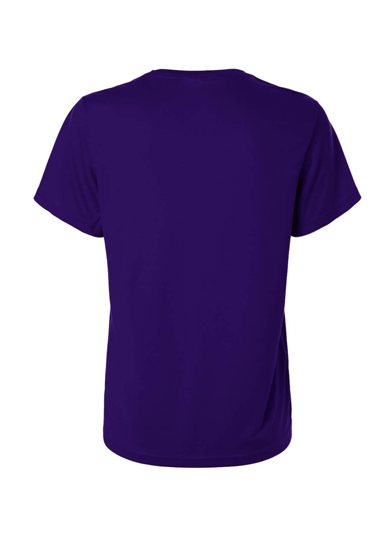 Adidas Women's Pregame Short Sleeve T-Shirt - Purple LG
