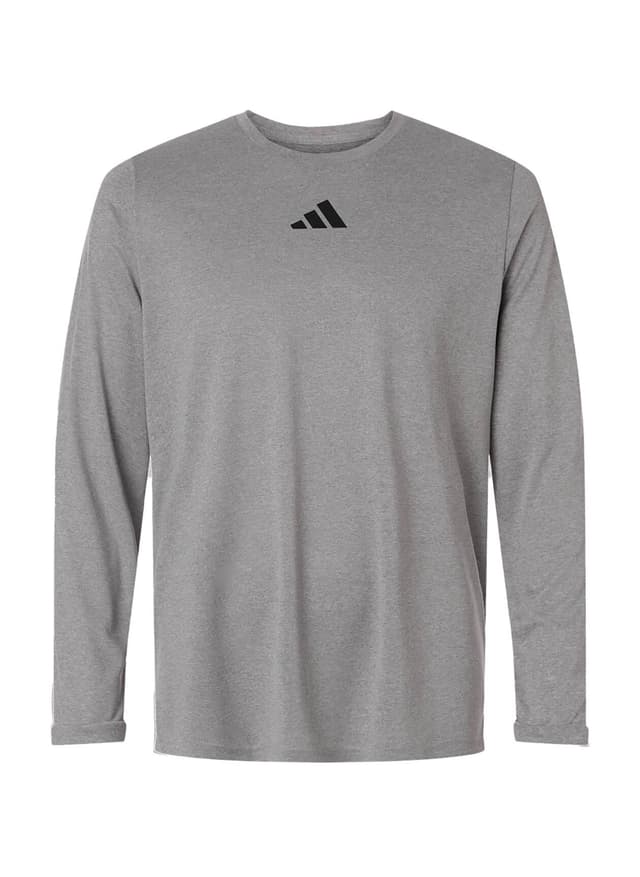 Adidas Men's Pregame Long Sleeve T-Shirt - Dark Grey 3XL