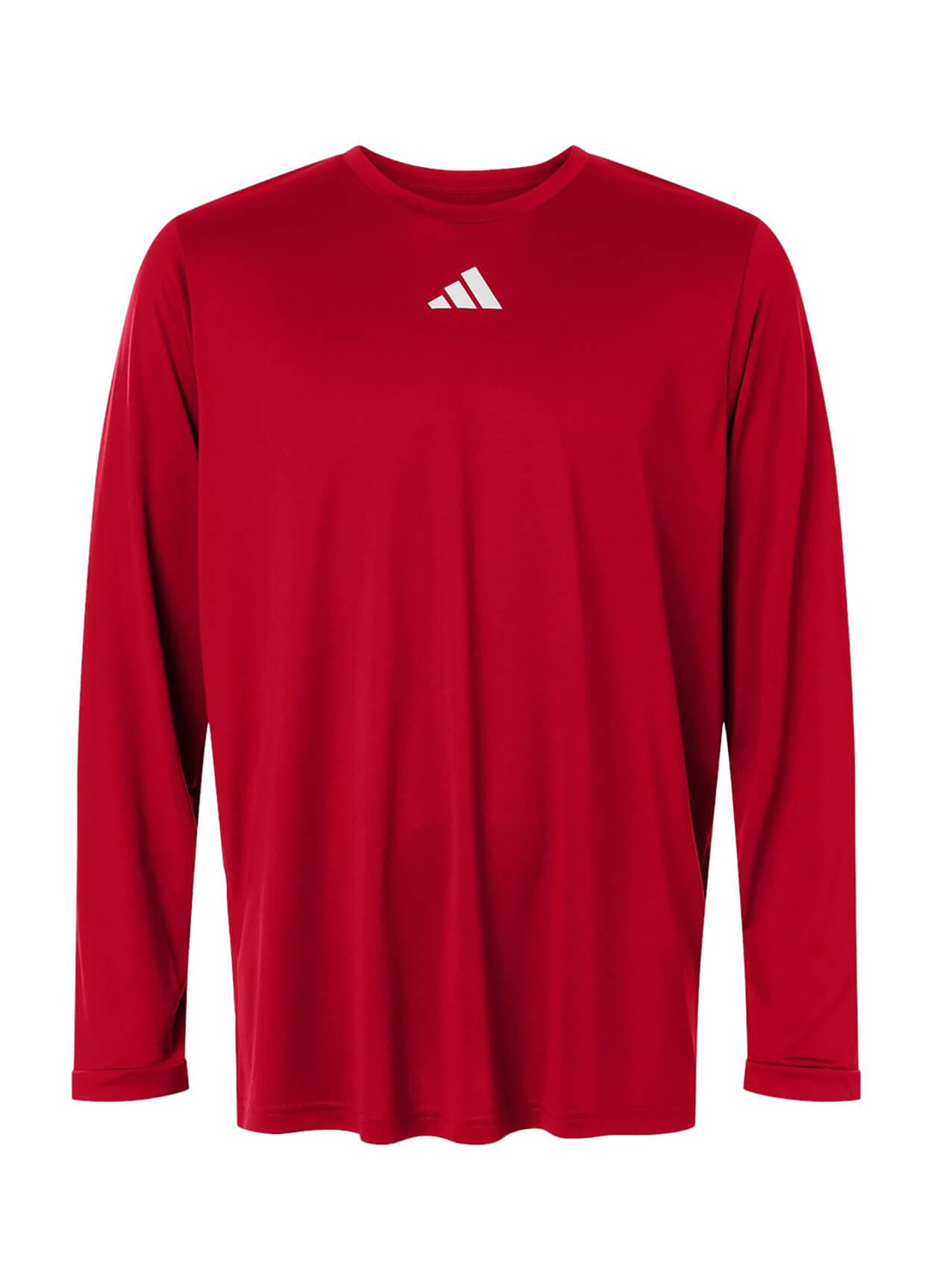 Adidas Men's Pregame Long Sleeve T-Shirt - Red 3XL