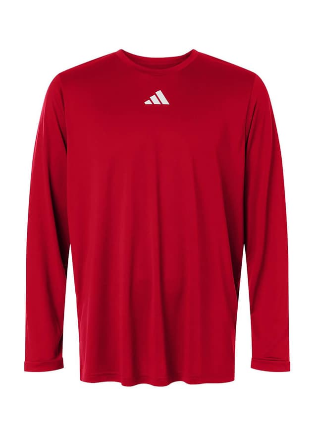 Adidas Men's Pregame Long Sleeve T-Shirt - Red 3XL