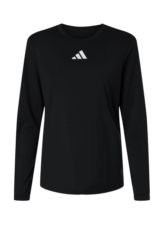 Adidas Women's Pregame Long Sleeve T-Shirt - Black LG