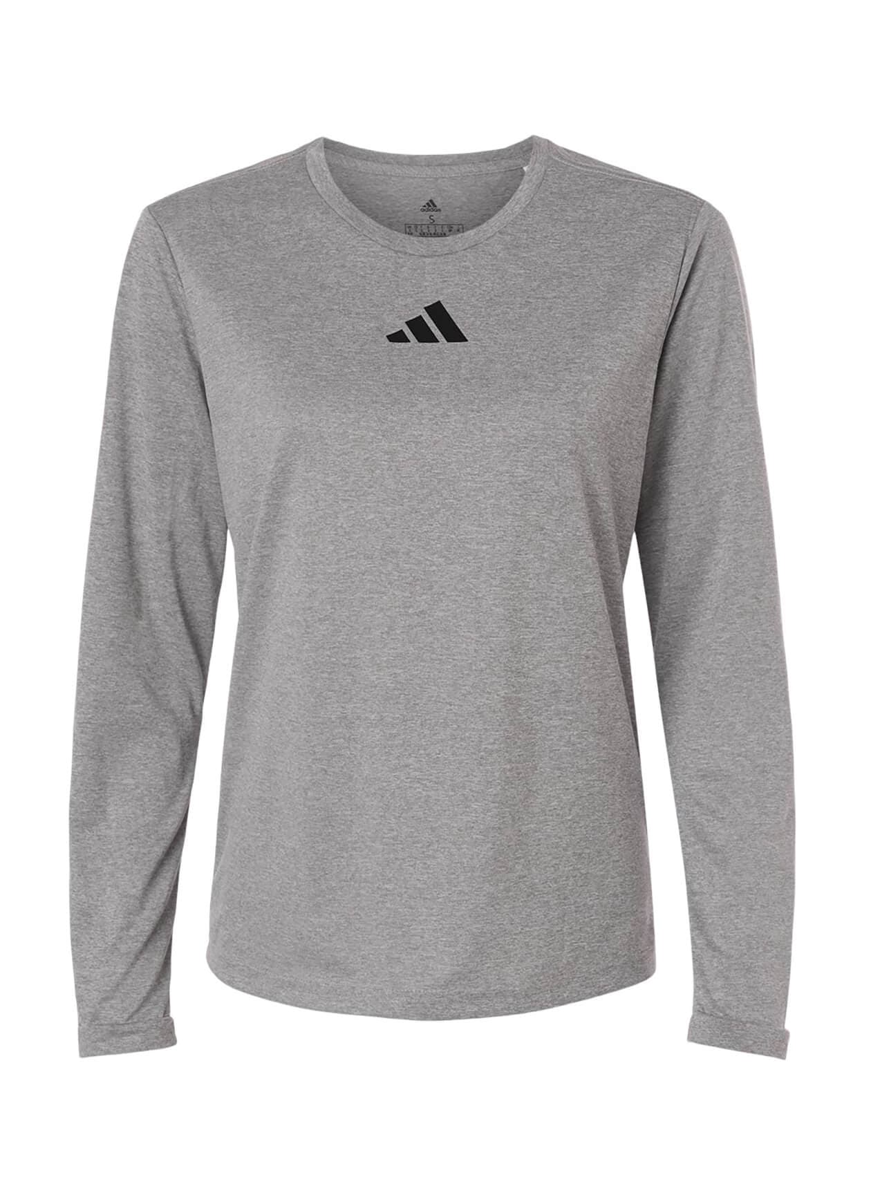 Adidas Women's Pregame Long Sleeve T-Shirt - Dark Grey LG