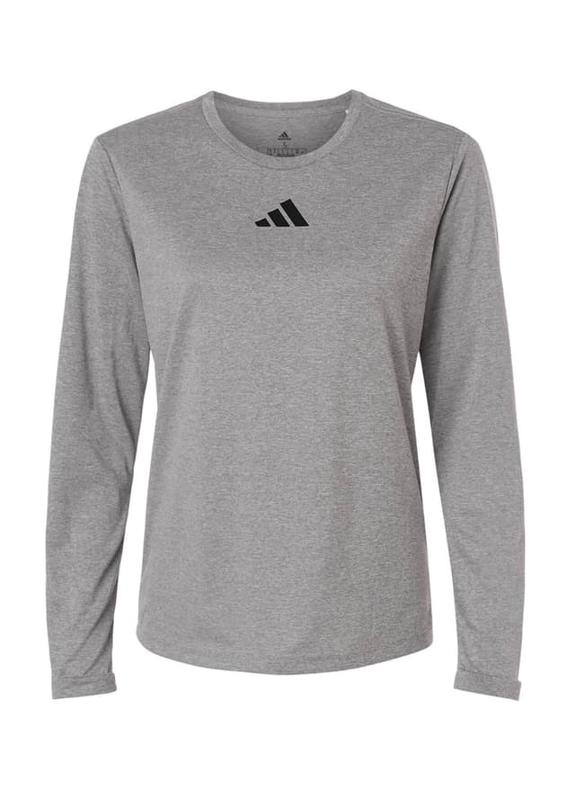 Adidas Women's Pregame Long Sleeve T-Shirt - Dark Grey LG