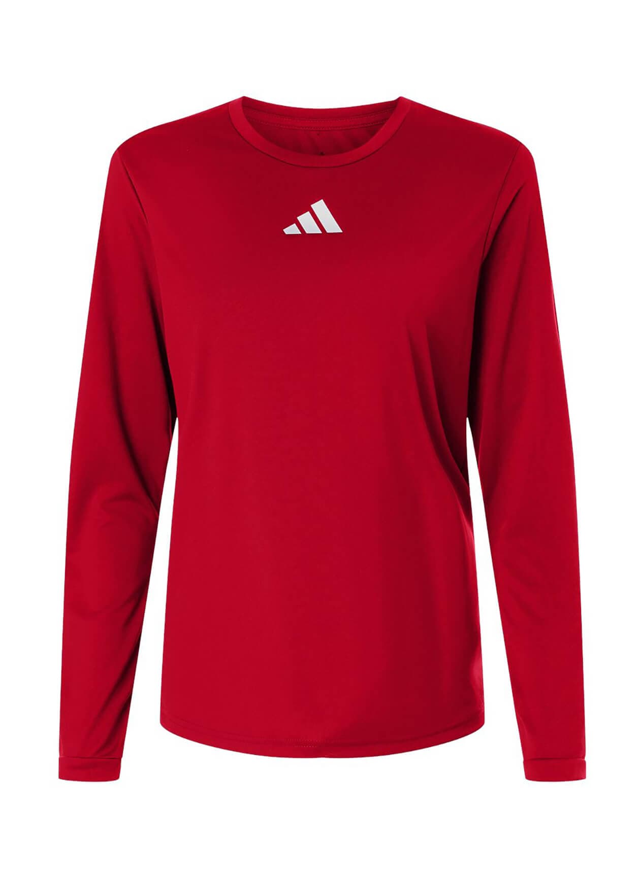 Adidas Women's Pregame Long Sleeve T-Shirt - Red LG