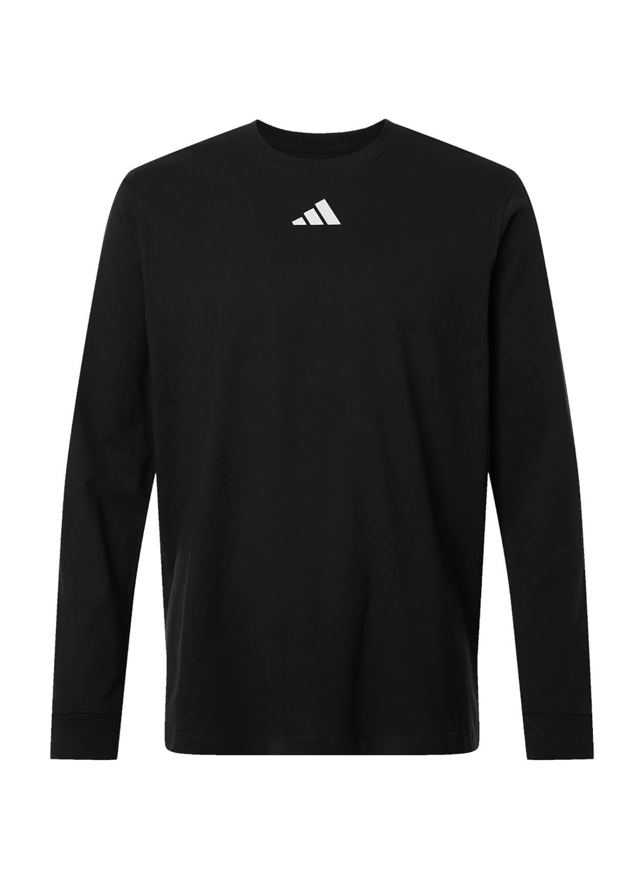Adidas Men's Fresh Long Sleeve T-Shirt - Black 3XL
