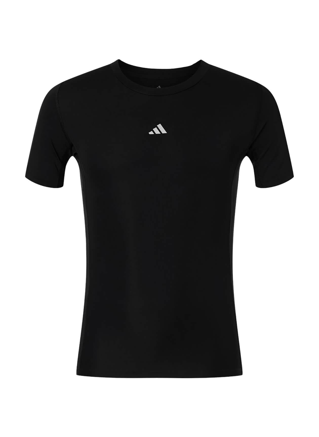 Adidas Men's Techfit Compression T-Shirt - Black 3XL