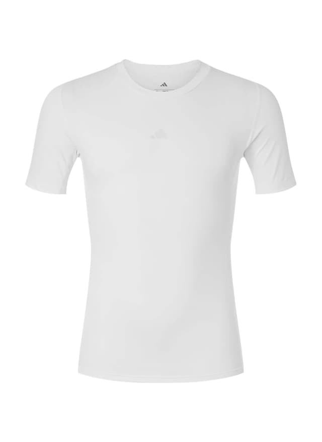 Adidas Men's Techfit Compression T-Shirt - White 3XL