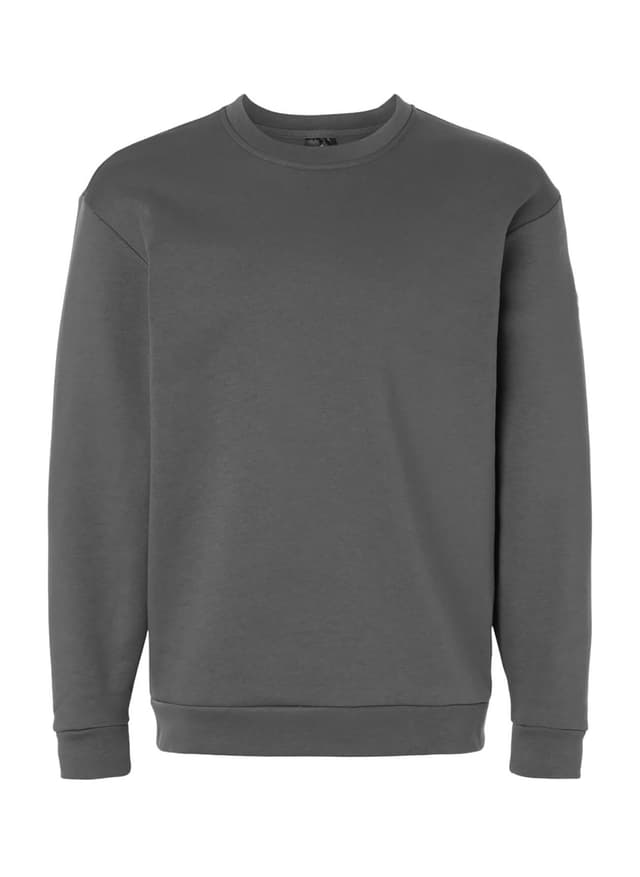 Adidas Men's Fleece Crewneck Sweatshirt F26 - Team Grey Four / White (GRW) 3XL