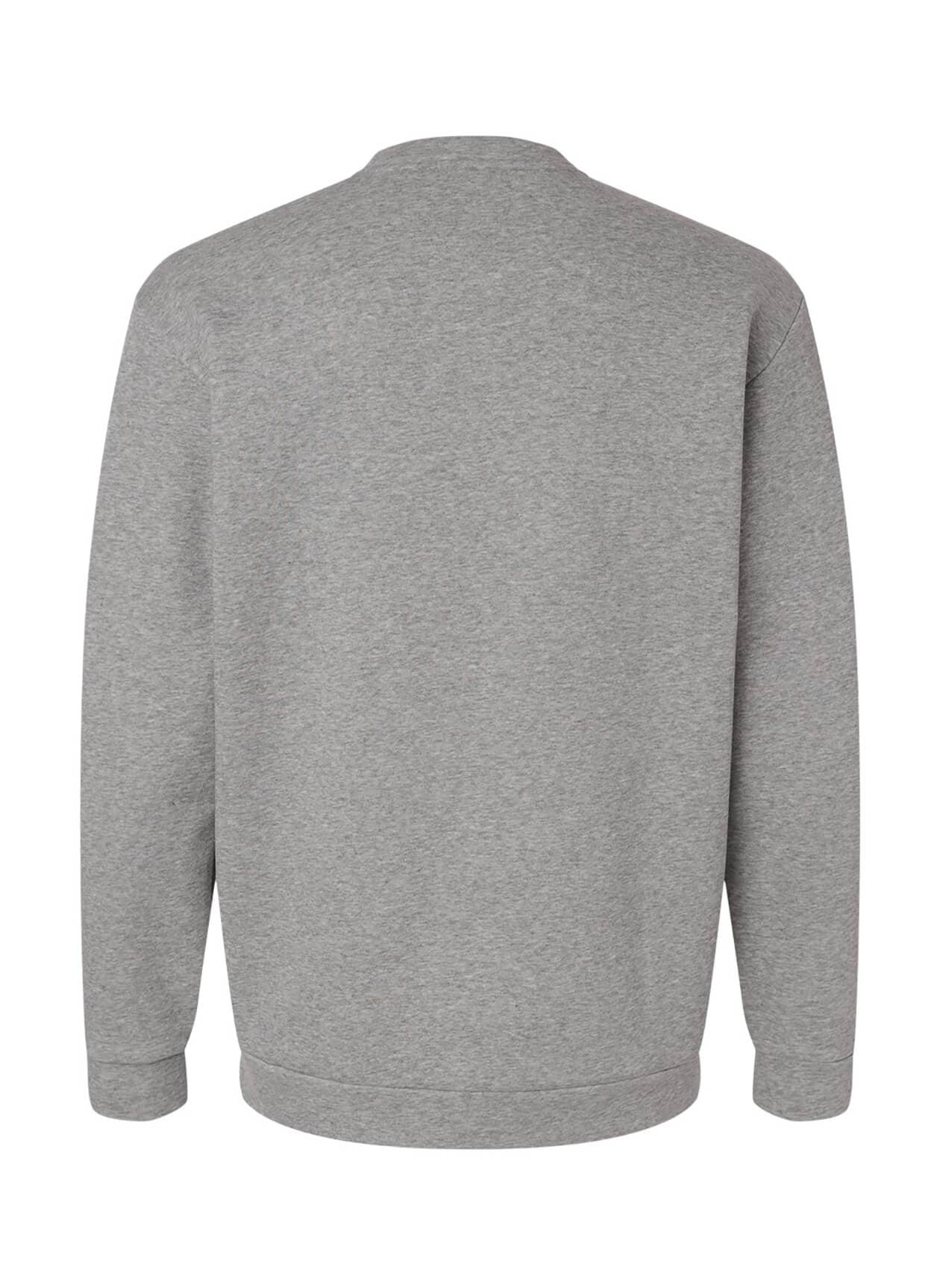 Adidas Men's Fleece Crewneck Sweatshirt F26 - Medium Grey Heather / White (MGW) 3XL