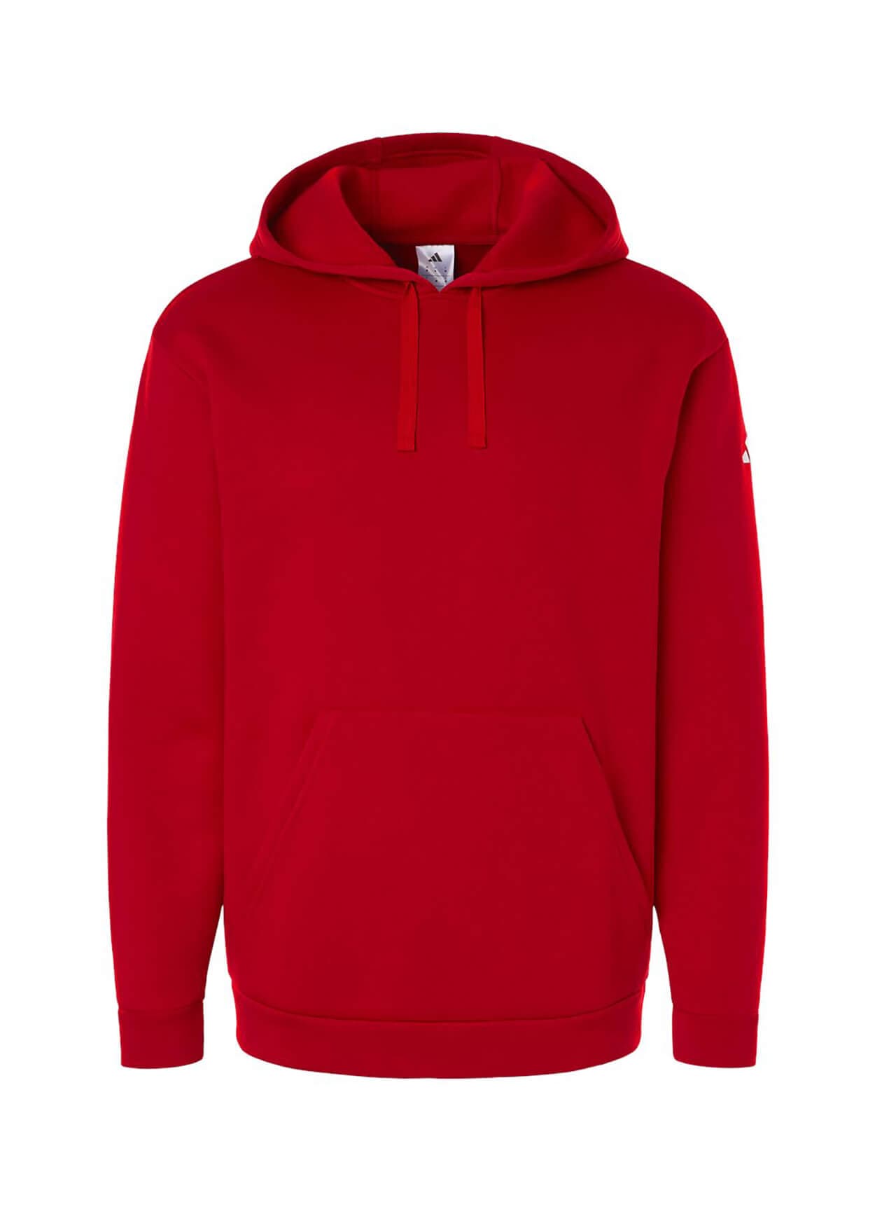 Adidas Men's Hooded Fleece Sweatshirt - Red 3XL