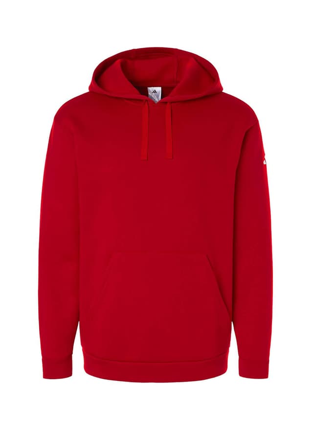 Adidas Men's Hooded Fleece Sweatshirt - Red 3XL
