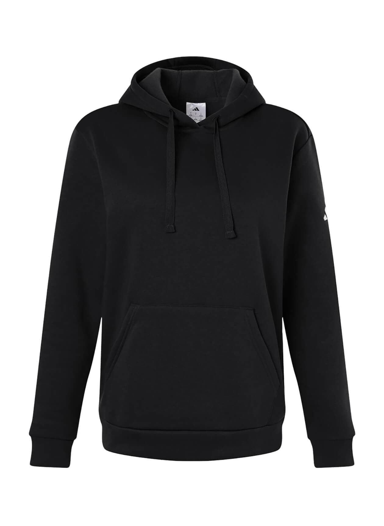Adidas Women's Fleece Hooded Sweatshirt - Black LG