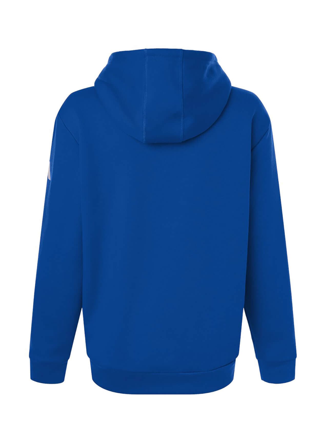 Adidas Women's Fleece Hooded Sweatshirt - Blue LG