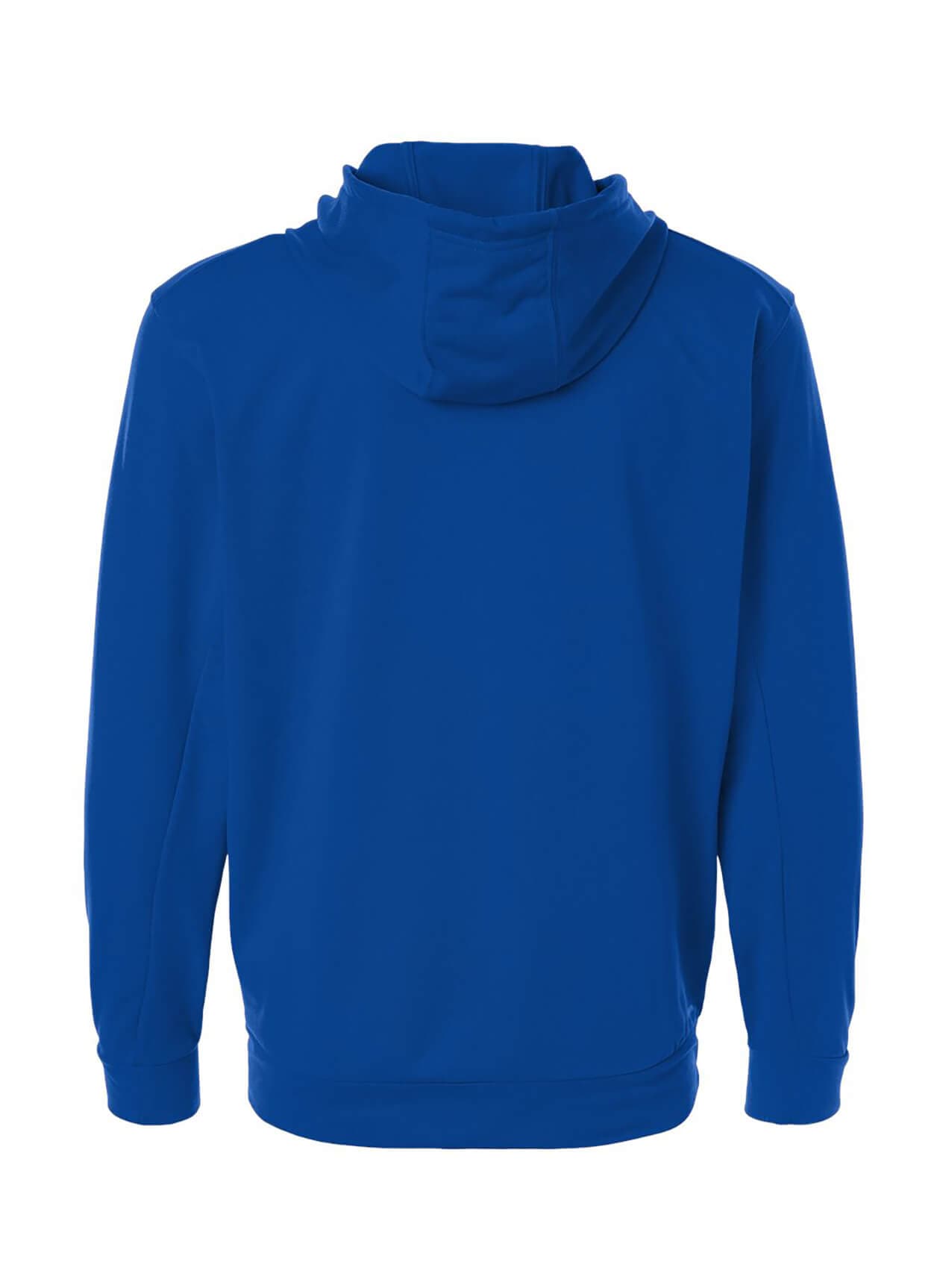 Adidas Men's Game & Go Fleece Full-Zip Hooded Sweatshirt - Blue 3XL