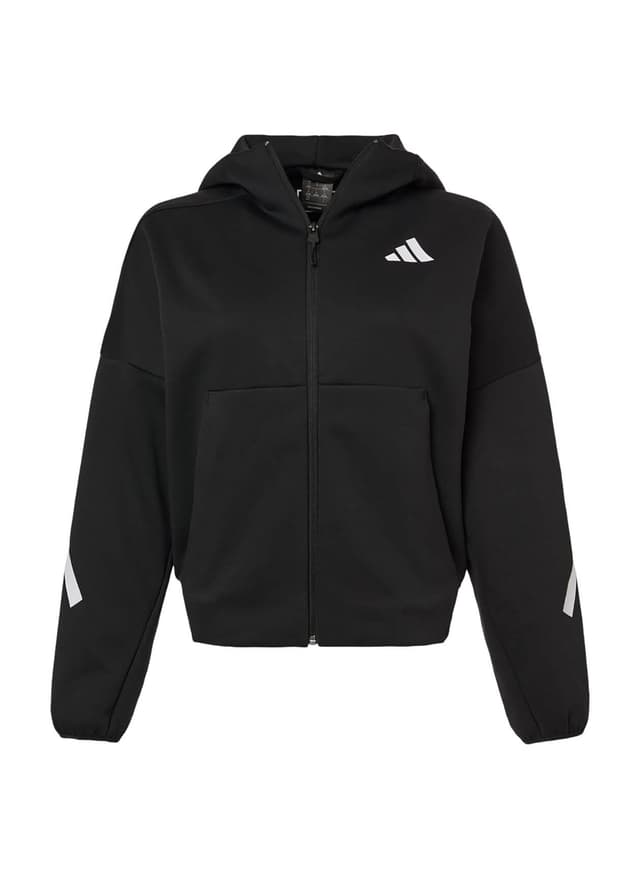 Adidas Women's Z.N.E Full-Zip Hoodie - Black LG
