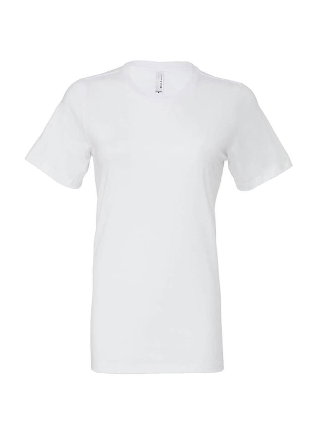 Bella + Canvas Women's Relaxed Jersey T-Shirt - White 3XL