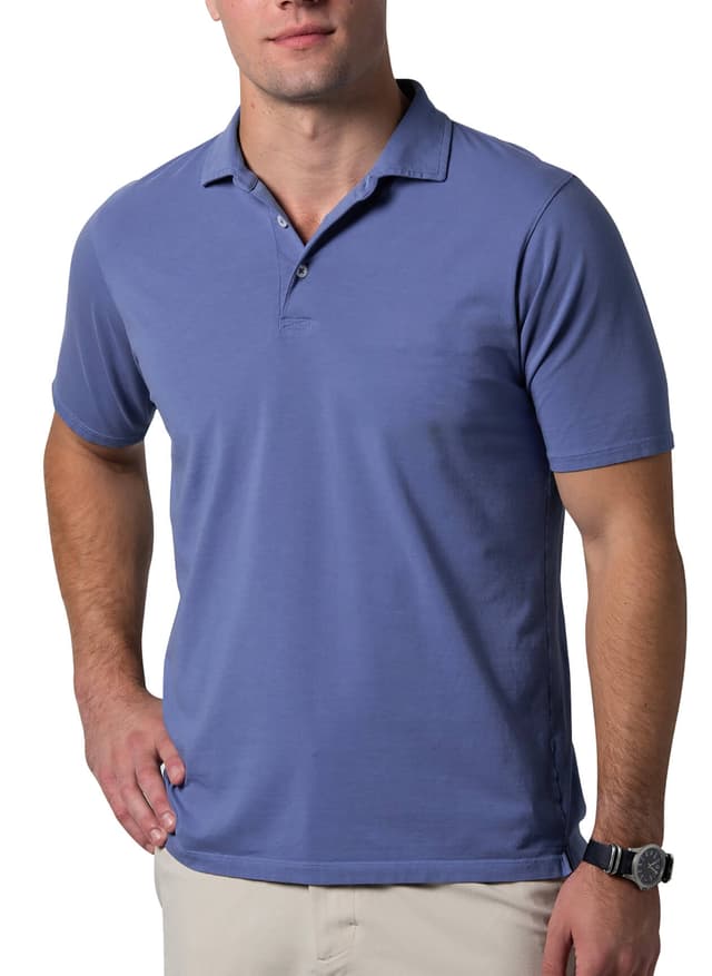 B. Draddy Men's Liam Polo - Indigo (INDG) LG