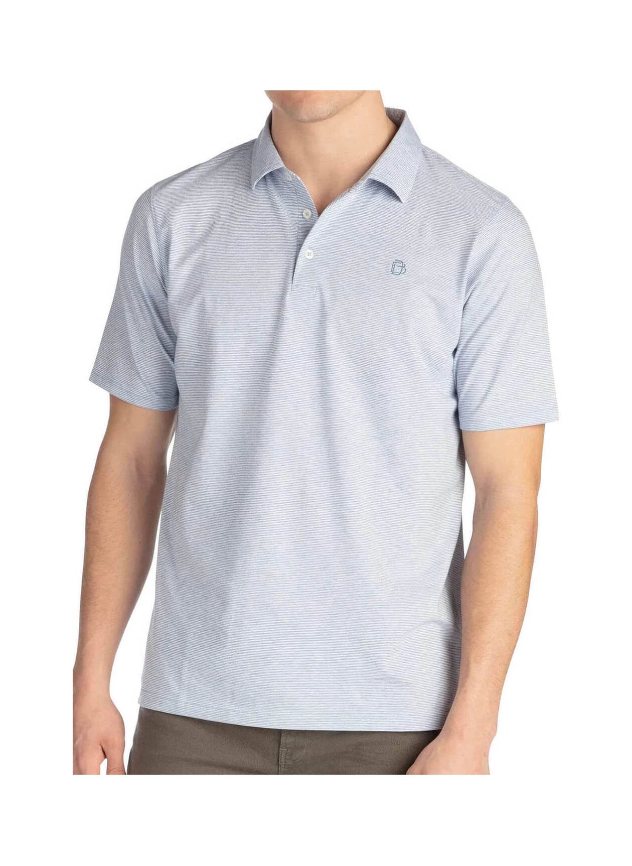 B. Draddy Men's Vin Polo - Indigo Heather (INHE) 3XL