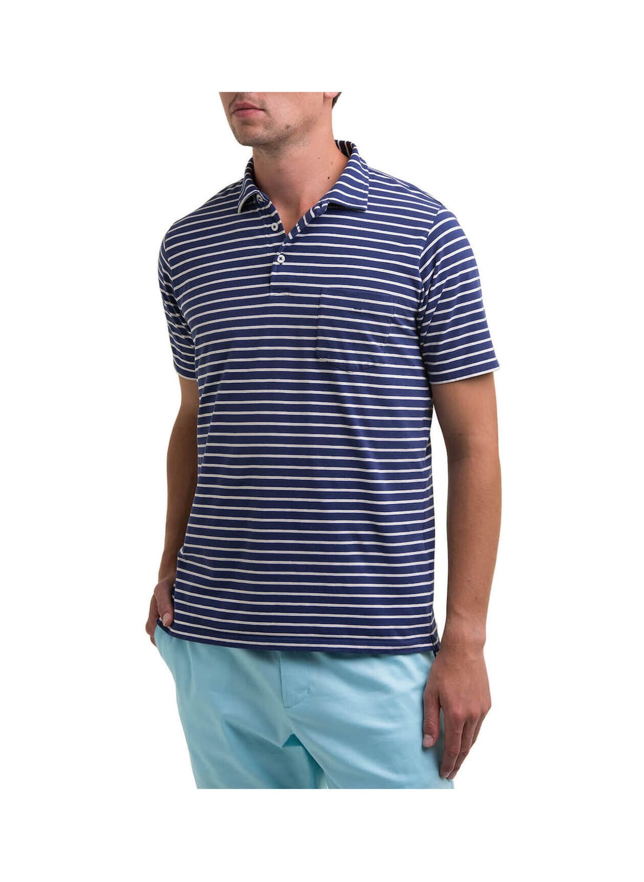 B. Draddy Men's Caz Polo - Navy LG
