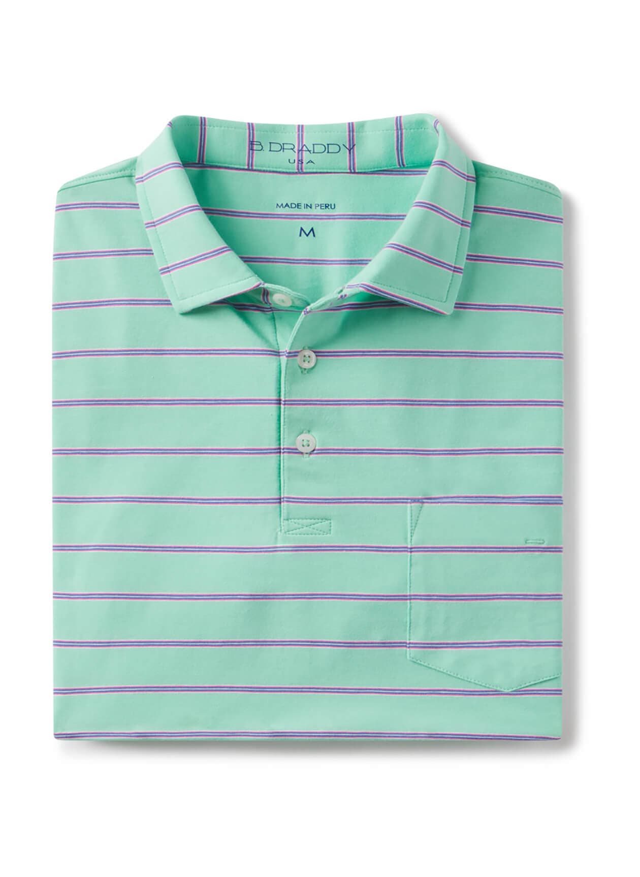 B. Draddy Men's Mory Polo - Green LG