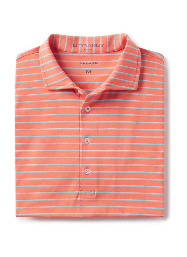 B. Draddy Men's Dobyns Polo - Sandy Lane LG