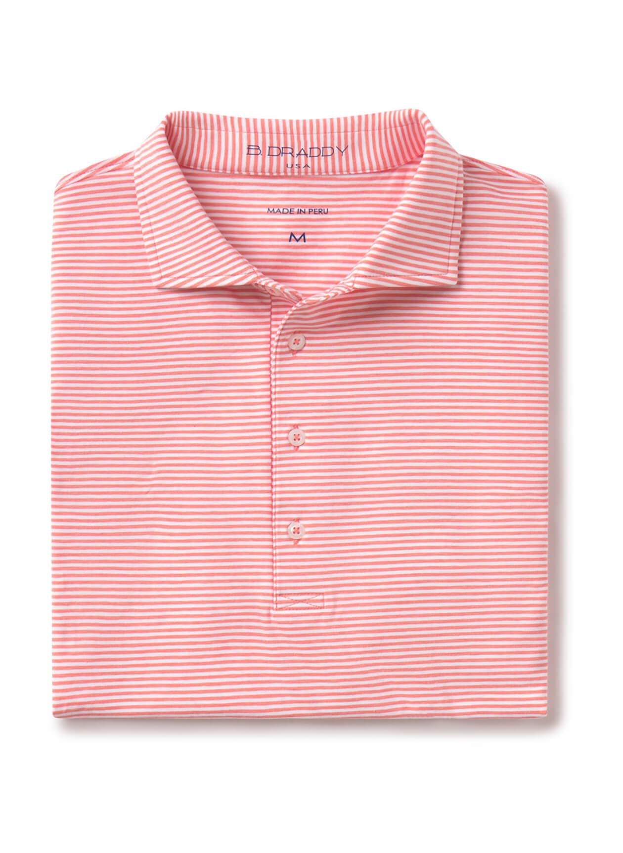 B. Draddy Men's Gibson Polo - Pink LG